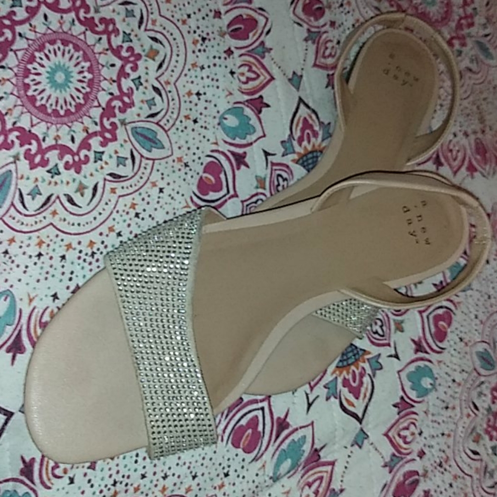 A New Day back strap nude slides